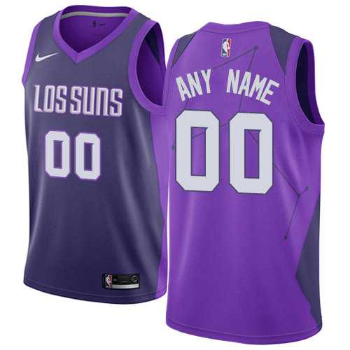 Men & Youth Customized Phoenix Suns Nike Purple Swingman City Edition Jersey